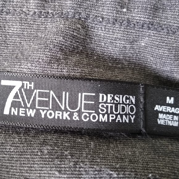 7th Avenue Long Grey slacks - Picture 3 of 3